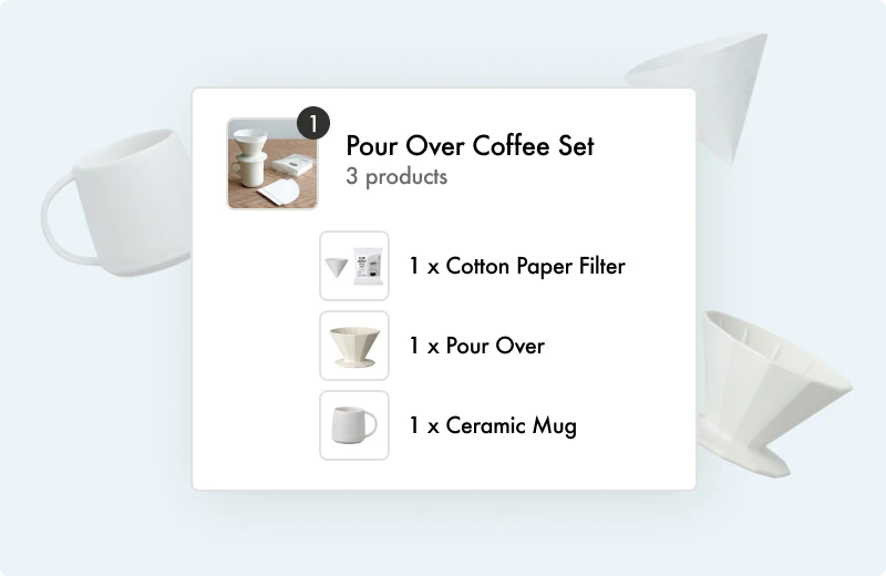 Simple Bundles app splitting a bundle into individual SKUs for accurate fulfillment
