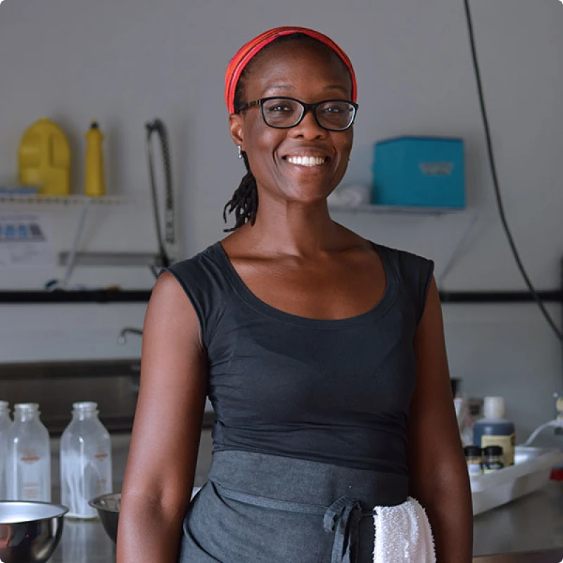 Ajoa Mintah, founder of FourAll Ice Cream